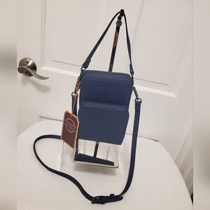 ECOSUSI Blue Crossbody/Satchel/Wristlet Bag, Versatile